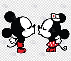 I know they are not actually touching lips, but just the gesture. How To Draw Mickey Mouse And Minnie Mouse How To Images Collection