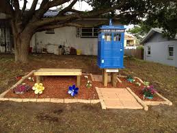 Jennifer Patt New Port Richey Fl I Designed This Library To Look Like The Blue Police Box The T Little Free Libraries Little Library Library Inspiration