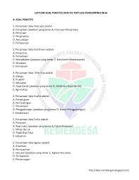 Latihan Soal Psikotes Dan Tes Tertulis Pendamping Desa 2016
