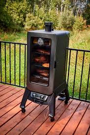 The pit boss copperhead vertical smokers are beautiful, high capacity pellet smokers that get very mixed reviews due to reliability. Gourmet Barbecue Pit Boss Vertical Pellet Smoker Serie 3
