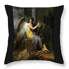 Some types of pillows include throw pillows, body pillows. Clio Muse Of History Throw Pillow For Sale By Charles Meynier