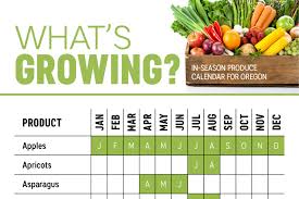 pacific northwest seasonal produce chart bedowntowndaytona com