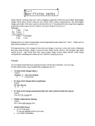 Untuk merefresh memori anda, perhatikan contoh berikut: 05 Verbs As Complements