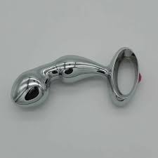 DHgate.com:Chrome Plated Zinc Alloy Anal Hook with Hole Ring, Metal Anal  Butt Plug Sex Toys Adult Products:Health & Beauty