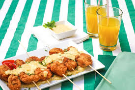 Pinchos De Pollo Con Crema De Choclo Pinchos De Pollo Pollo A La Crema Pollo