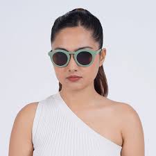 Dion Green Clubmaster Sunglasses