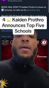 Kaiden Prothro Football