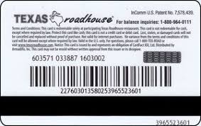 Maybe you would like to learn more about one of these? Gift Card Texas Roadhouse Texas Roadhouse United States Of America Logo Col Us Tr 004a