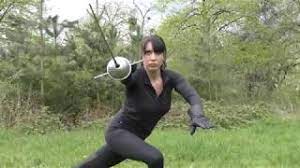 Académie de sabre laser : Demo Escrime Artistique 2018 Oceane Rucinski Youtube