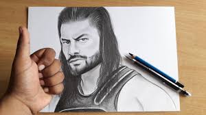 Wwe Drawing Sketch Of Roman Reigns Youtube You will be drawing royal on a tilted downward pose so when you sketch out the head or face guide, be sure to. wwe drawing sketch of roman reigns