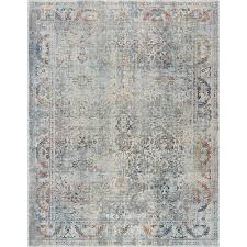 Tayse Rugs Venice Gray 9 Ft 6 In X 12 Ft 5 In Area Rug Ven1209 9x12 The Home Depot Rug Texture Tayse Rugs Colorful Rugs