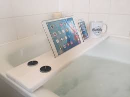 Details About Wooden Bath Caddy Tray Bathtub Board Bath Shelf Wine Tablet Holder White Bath Shelf Wooden Bath Bathtub Shelf