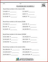 Rounding Big Numbers 4th Grade Math Sheets 4th Grade Math Worksheets 4th Grade Math Kindergarten Math Worksheets Free