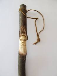 How To Carve A Woodspirit In A Hiking Stick Walking Stick Wood Spirit Hiking Stick Hand Carved Wizard Wise One Birthday Anniversary Gift Staff Gift For Hiker Or Walker Staff Hand Carved Walking Sticks Walking Sticks Wood Spirit