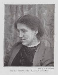 Mary "May" Morris, English embroidery designer stock image