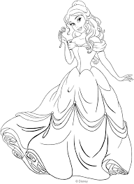 Belle is a smart and independant young woman who loves to read books, which offer her an escape from her provincial life.her generous heart and open spirit help her to see the beauty that lies beyond the beast's rough exterior. Belle Beauty And The Beast Coloring Pages