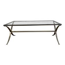 Retro round dining table retro coffee table retro side table. Contemporary X Base Metal Glass Coffee Table Design Plus Gallery