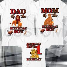 Birthday T Shirt Design For Family Lion King Birthday T Shirt Personalized Custom Matching Birthday T Shirt Family Lion King Birthday Birthday Shirts Lion King Shirt