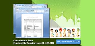 Check spelling or type a new query. Contoh Susunan Acara Pesantren Kilat Ramadhan Untuk Sd Smp Sma Dokumen Berkas Edukasi