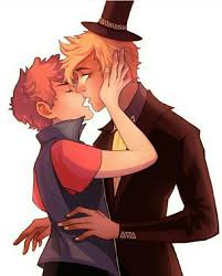 Human Bill X Dipper Gravity Falls Bill Gravity Falls Bill Cipher Gravity Falls Anime