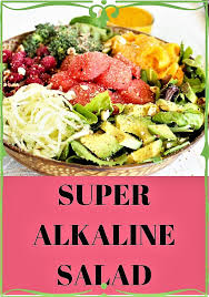 I have recently been diagnosed. Super Alkaline Salad Is Packed With Nutrition And Healthy Alkaline Foods Combined With An Immune Boosting Dressing Alkaline Diet Recipes Healthy Alkaline Diet
