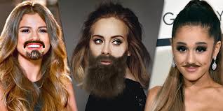 64 kg, medidas do corpo: Para Rir E Se Divertir Fas Acrescentam Barba A Celebridades Em Montagens Hilariantes Showbiz Sapo Mag