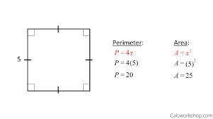 Let us work out a few examples, of how to find out the perimeter of a square! How To Find Area And Perimeter Explained W 7 Examples