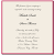 Creative Reception Card