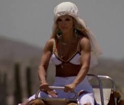 As he's grabbed from behind, the smaller robber yells, no, ok, ok, just before being thrown down like a rag doll. Teresa Giudice S White Crochet Trim Bikini Big Blonde Hair