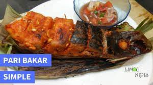 Resepi kari ikan bawal yang mudah dan sedap. Resepi Pari Bakar Simple Youtube