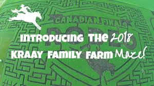 2018 kraay family farm maze reveal canadian finals rodeo theme