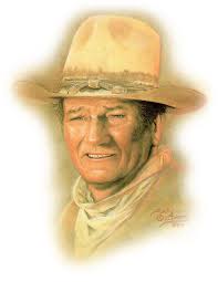 John Wayne by Sally Evans