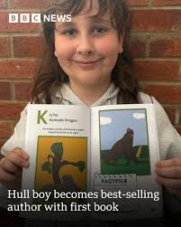 A 10-year-old boy from Hull has become an Amazon best-selling author with  his very first book! 📚🐍 Read more: https://bbc.in/4mOXSZB