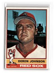 Deron Johnson Baseball #529 1976 Topps Boston Red Sox