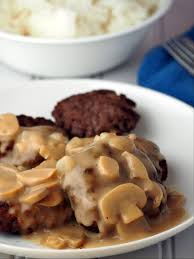 Burger Steak Recipe With Mushroom Gravy