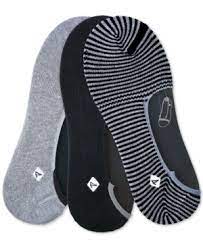 Sperry Skimmer Socks 3 Pack In Black Charcoal Stripe Modesens Mens Socks Socks Sperrys