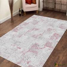 Merinos Kesme Hali Urla Ul028065 Pembe Krem Gri Halilar Oya Hali