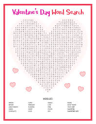 There's a whole day to celebrate love! Valentine S Day Word Search Puzzle Free Printable The Suburban Mom