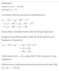 Garis Singgung Lingkaran Matematika Kelas 11 Quipper Blog