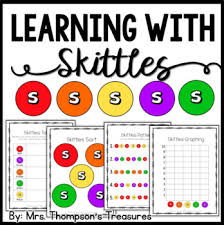 When you have completed your column chart, click on print preview to make sure that the chart and the spreadsheet will be printed. Skittles Graph Worksheets Teaching Resources Tpt