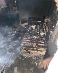 That sunday igboho was arrested simply because he wanted to make himself available to the government. Breaking Sunday Igboho S House On Fire In Ibadan Photos Nigeria News