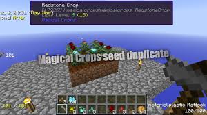I crafted two hammers wood and stone one and none of them are working. How To Duplicate Magical Crops Seed In Sky Factory Youtube