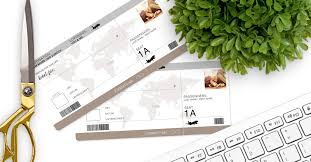 Empfehlungen der flugticket basteln vorlage schatzkiste selber basteln vorlage venezianische flugtickets online buchuen für alle reiseziele. Kostenloser Download Toller Gutschein Im Look Eines Flugtickets Flitterbook