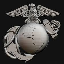 3d Usmc Logo Usmc Us Marine Corps 3d Printer Art