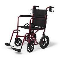 Aluminum Transport Wheelchair W 12 Wheels Red In 2019 Lightweight Wheelchair Transport Chair Transport Wheelchair