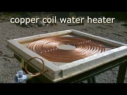 solar thermal copper coil water heater