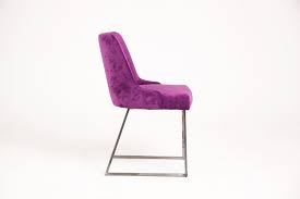 Shop wayfair for all the best velvet chairs. Contemporary Pink Upholstered Dining Chair Glamm Urvission Interiors