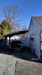 Palram Arizona 5000 Wave 9 Ft 6 In X 16 Ft 3 In X 9 Ft H Carport With Detachable Winter Support Kit 705060 The Home Depot Carport Designs Free Standing Carport Carport