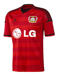 Bayer leverkusen home, tersedia ukuran s m l xl. Bayer 04 Leverkusen 2014 15 Home Kit