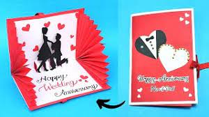 This card folds flat to approx 4.25x6 and can be mailed as a large letter. Beautiful Anniversary Card Idea Handmade Greetings Card For Parents Diy Anniversary Pop Up Card Youtube